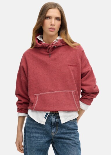 Essential Logo Overdyed Hoodie