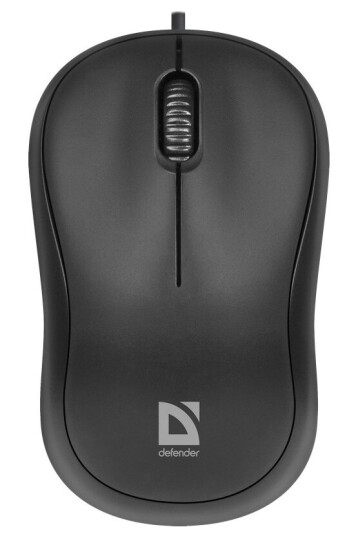 Defender Patch Ms-759, Ambidekstriøs, Optisk, Usb Type-A, 1000 Dpi, Sort