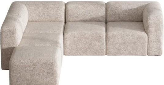 Cubic XL sjeselongsofa høyre eller venstrevent beige.