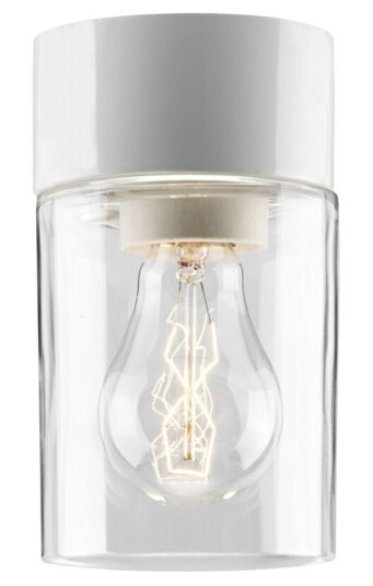 Ifø Electric Ifø Opus 100/175 - Hvit m/klart glass Ifø Electric Ifø Opus 100/175 - Hvit m/klart glass