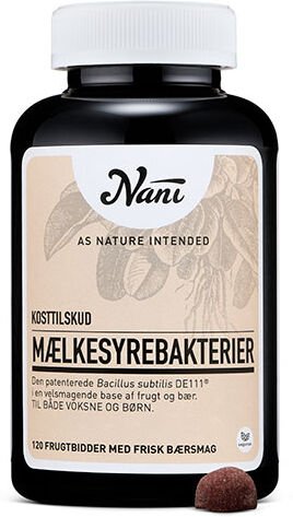 Nani Melkesyrebakterier 120 Stk Nani Melkesyrebakterier 120 Stk
