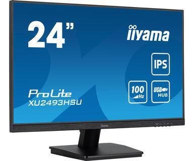 Iiyama ProLite XU2493HSU-B7 24" LED PC-Skjerm med IPS-teknologi og Full HD Iiyama ProLite XU2493HSU-B7 24" LED PC-Skjerm med IPS-teknologi og Full HD
