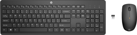 HP 230 Trådløst Tastatur og Mussett - Pan Nordic - Standard Størrelse - Svart HP 230 Trådløst Tastatur og Mussett - Pan Nordic - Standard Størrelse - Svart