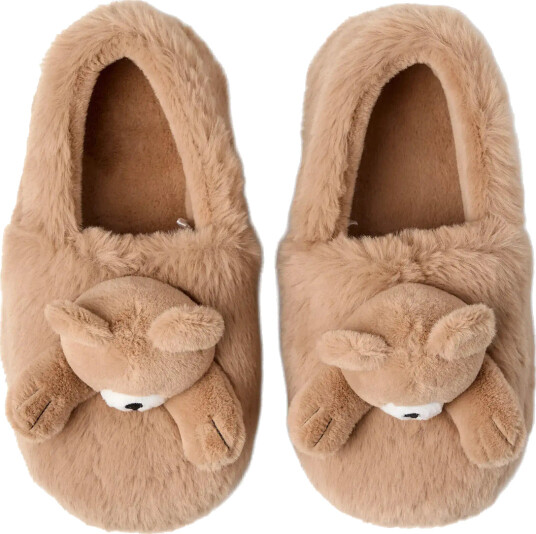 Lindex Slippers Teddybear - Beige - 25/26