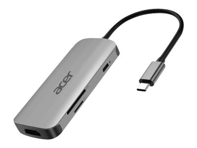 Acer 7-i-1 USB-C Hub (sølv) Acer 7-i-1 USB-C Hub (sølv)