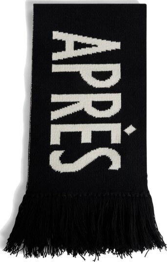 J.lindeberg Jasper Graphic Scarf Black