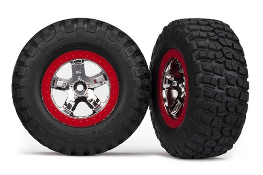 Traxxas 5869 Tires & Wheels BFGoodrich/SCT 2WD Front 2