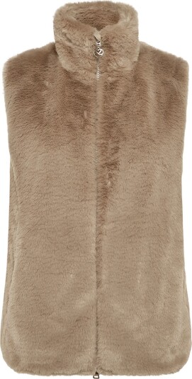 Daily Sports Fur Vest   Brown   XXL