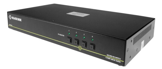 Black Box Secure Niap - Svitsj For Tastatur/Mus/Lyd - 4 X Tastatur/Mus/Lyd - 1 Lokalbruker - Stasjonær - Taa-Samsvar Black Box Secure Niap - Svitsj For Tastatur/Mus/Lyd - 4 X Tastatur/Mus/Lyd - 1 Lokalbruker - Stasjonær - Taa-Samsvar