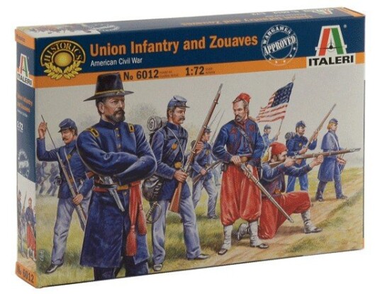 Italeri 1/72 Union Infantry and Zouaves American Civil War