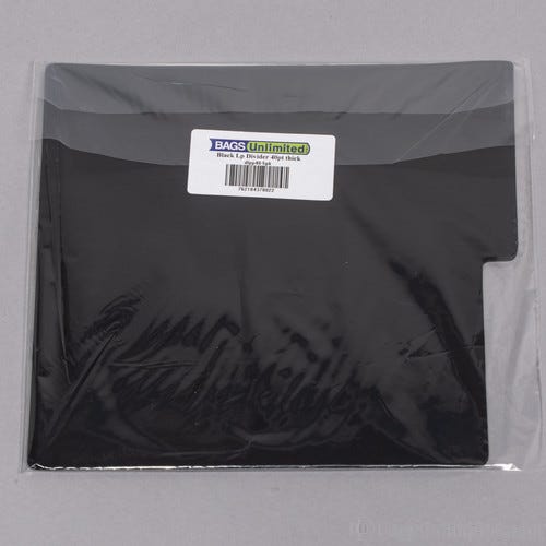 Bags Unlimited DLPP30k5pK 12 LP Skillekort 5stk Sort Bags Unlimited DLPP30k5pK 12 LP Skillekort 5stk Sort