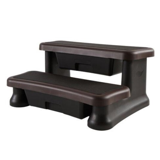 Vikingbad Smartstep 90cm - Trapp for Utendørs Boblebad Espresso Vikingbad Smartstep 90cm - Trapp for Utendørs Boblebad Espresso