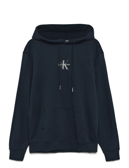 Calvin Klein Jeans Ls Eu 350Terry Micro Monologo Ho - Navy - XS