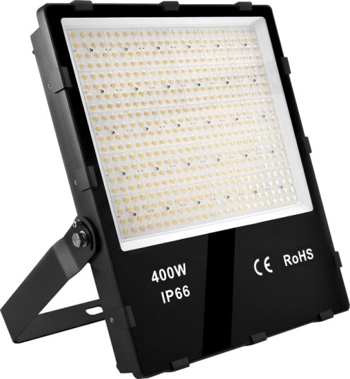 400W LED lyskaster 170lm/W 90° spredning IP66 arbeidslampe Kulør : Dagslys Spredning : 90°
