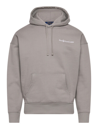 Polo Ralph Lauren Relaxed Fit Logo Fleece Hoodie   Grey   L