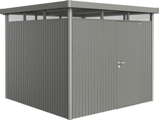 BIOHORT UTEBOD HIGHLINE H4 1 DØR KVARTSGRÅ MET.