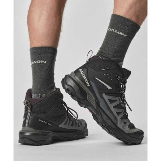 Salomon X Ultra 360 Mid GTX Herre Black/Magnet/Pewter 42 2/3 Salomon X Ultra 360 Mid GTX Herre Black/Magnet/Pewter 42 2/3