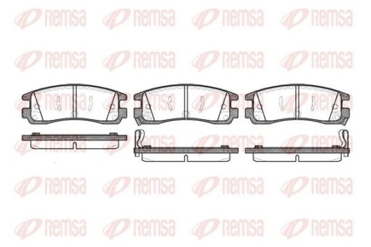 Bremseklosser REMSA 0566.22 Bremseklosser REMSA 0566.22
