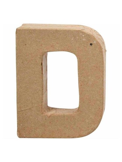 Creativ Company Letter Papier-mache Small - D