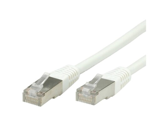 Value S/Ftp Pimf Patch Cord Cat.6 White 1 M Hvit