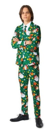 Suitmeister Santa Elves Green Jakkesæt
