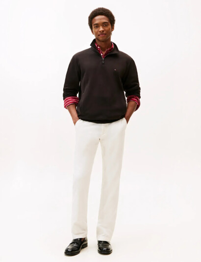 Tommy Hilfiger Essential Intechno 1/4 Zip - Black - L