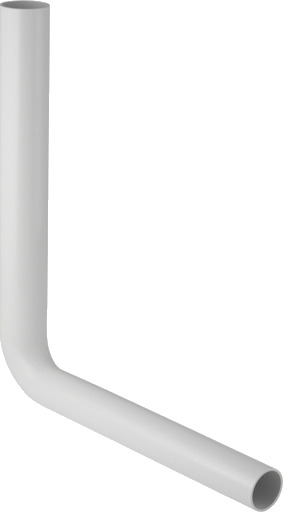 Spylerør Ø50x44mm 39/35 cm hvit Spylerør Ø50x44mm 39/35 cm hvit