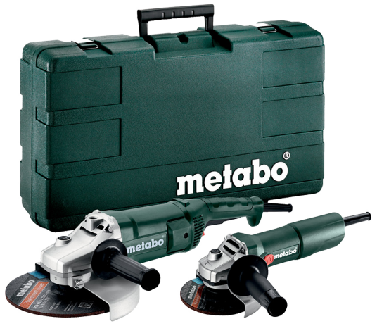 Metabo WE2200 230 + W750 125 Vinkelsliper sett