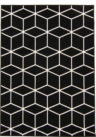 Wilton teppe Florence Square sort Størrelse: 200 x 290 cm Wilton teppe Florence Square sort Størrelse: 200 x 290 cm