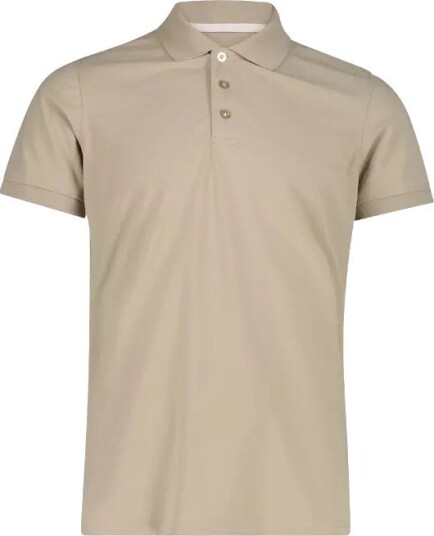 CMP Man Functional Polo (UPF40) Sand Corda 60