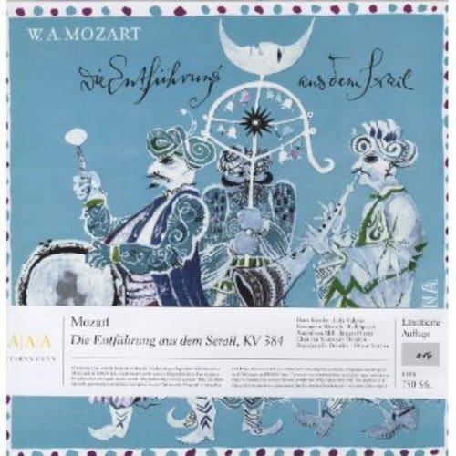 Otmar Suitner Die Entfuhrung Aus Dem Serail LP/Vinyl