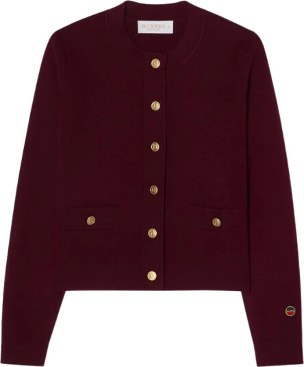 BUSNEL Aria Cardigan Contrast - Red - 34