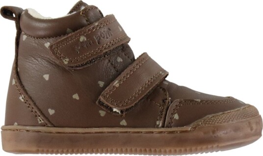 Pom Pom Pmpru Sneaker Wool Boot Aop DARK BROWN HEART AOP 22 Pom Pom Pmpru Sneaker Wool Boot Aop DARK BROWN HEART AOP 22