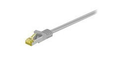 MicroConnect - Nettverkskabel - RJ-45 (hann) til RJ-45 (hann) - 50 cm - SFTP, PiMF - CAT 7 - halogenfri, uten hindringer - grå