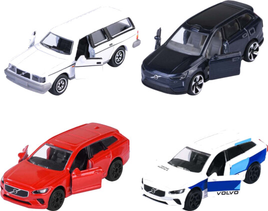 Majorette Volvo Biler Gaveeske 4-Pack