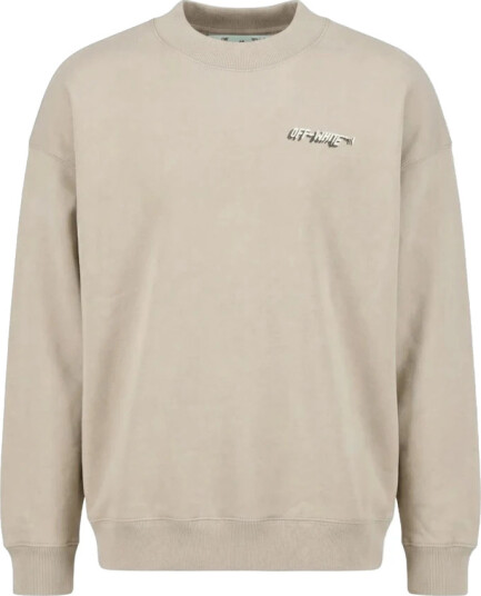 Off White Herre Gensere & Hettegensere Beige L,