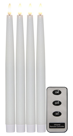 Star Trading Antikklys LED - 4-pakning
