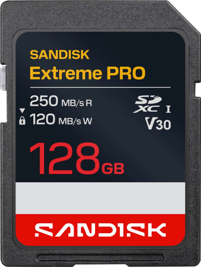 SANDISK Extreme PRO SD 250MB/s 128GB