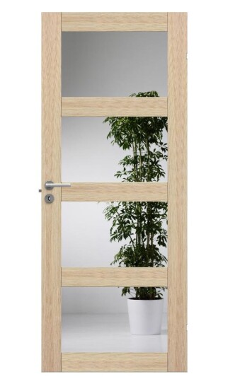 Swedoor Dørbl Unique Gw04l 10x21 Hvitp Eik