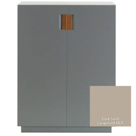 Asplund Frame 80 High Cabinet Dark Sand Asplund Frame 80 High Cabinet Dark Sand