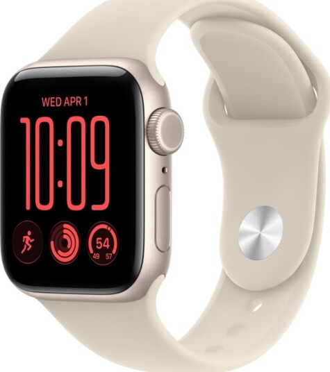 Apple Watch SE 3 40mm CEL (stjerneskinn aluminium/sand Sport Band) S/M Apple Watch SE 3 40mm CEL (stjerneskinn aluminium/sand Sport Band) S/M