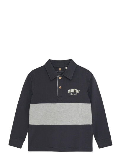 En Fant Polo Ls - Navy - 104