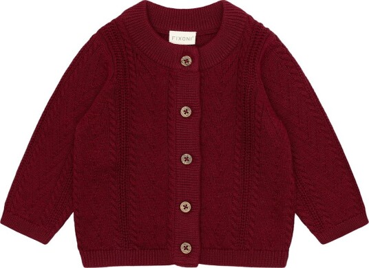 Blå Cardigan   Strikk   Tibetansk rød   Blå   62   Cardigan Bordeaux