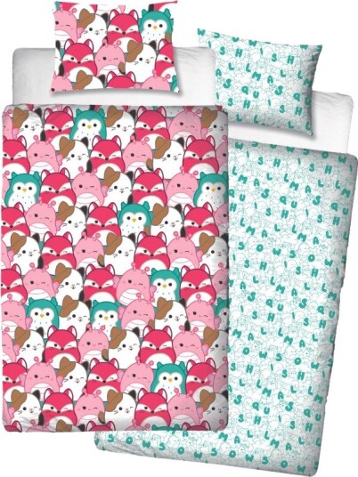 Squishmallows Sengesett I Bomull 140x200cm