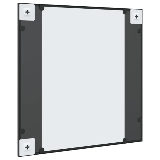 vidaXL Veggspeil svart 60x60 cm rektangel jern vidaXL Veggspeil svart 60x60 cm rektangel jern