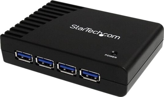Startech 4-Port Usb 3.0 Superspeed Hub With Power Adapter - Portable Multiport Usb-A Dock It Pro - Usb Port Expansion Hub For Pc/Mac (St4300usb3) - Hub - 4 X Superspeed Usb 3.0 - Stasjonær Startech 4-Port Usb 3.0 Superspeed Hub With Power Adapter - Portable Multiport Usb-A Dock It Pro - Usb Port Expansion Hub For Pc/Mac (St4300usb3) - Hub - 4 X Superspeed Usb 3.0 - Stasjonær