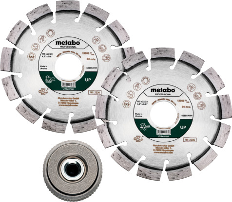 Metabo 628581000 Diamantskive sett Metabo 628581000 Diamantskive sett