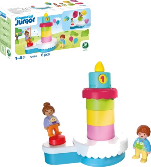 Playmobil Junior Bursdagskake 8 Stk Flerfarget