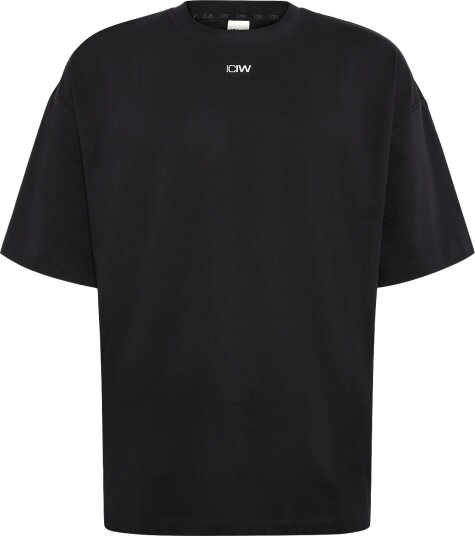 ICANIWILL Everyday Oversized Cotton T Shirt M Black XL