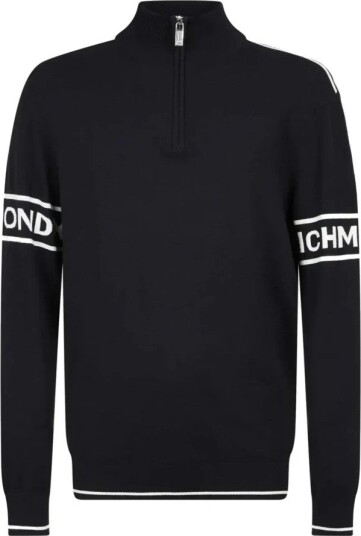 John Richmond Herre Strikkevarer Svart 2XL,
